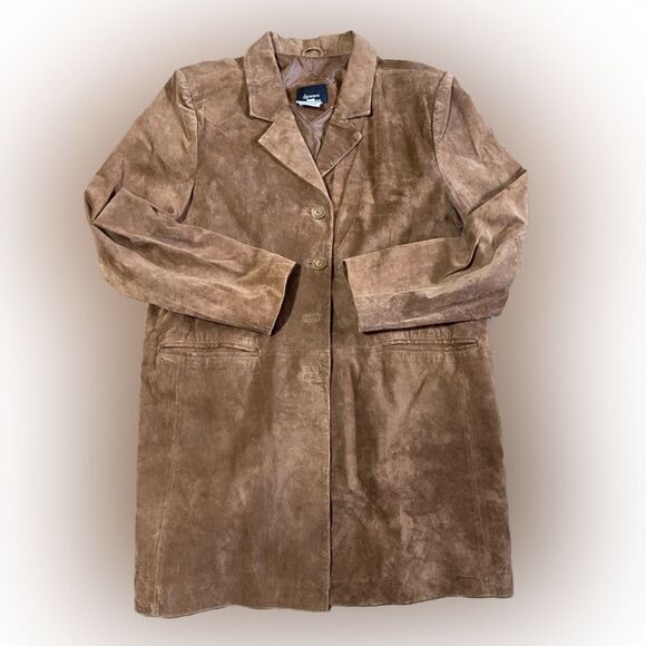 Vintage Dennis Basso Brown Leather Jacket - Picture 2 of 5